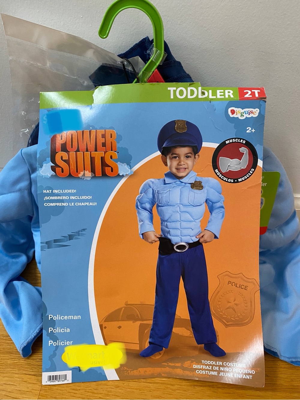 Toddler Policeman Halloween Costume size 2T, Brand NEW!